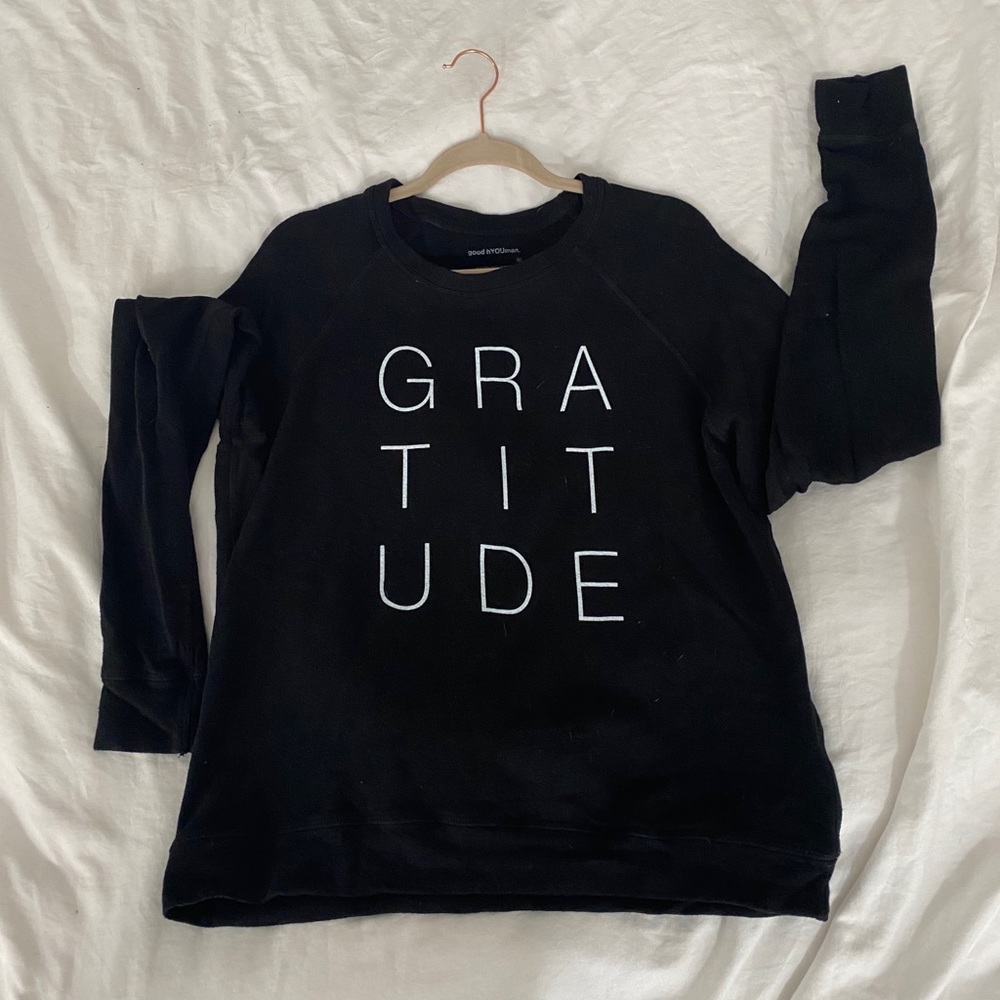 Good hYOUman long sleeve sweatshirt